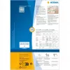 Robuste Etiketten HERMA A4 52,5x93,5 mm weiß Papier nicht haftend 1200 Stück