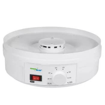 Dörrautomat GreenBlue GB190 mit 5 Tabletts, 250 W, einstellbarer Temperatur, 32 cm Tablettdurchmesser