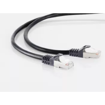Netzwerkkabel ShiverPeaks CAT 7 0,5 m S/FTP schwarz RJ45 halogenfrei