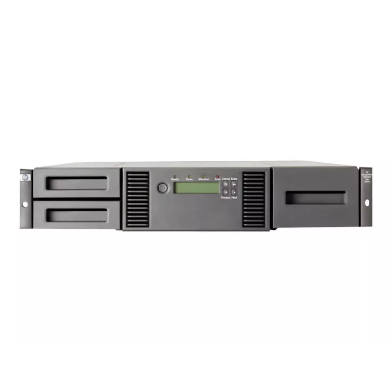 Hewlett Packard Enterprise HPE StorageWorks MSL2024 – Bandbibliothek – LTO Ultrium – maximale Anzahl Laufwerke: 2 – Rack – rackmontierbar – 2U – Barcodeleser – für ProLiant DL120