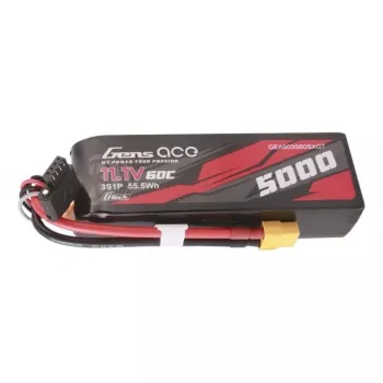 Gens ace G-Tech 5000mAh 11.1V 60C 3S1P Short-Size Lipo mit XT60-Stecker