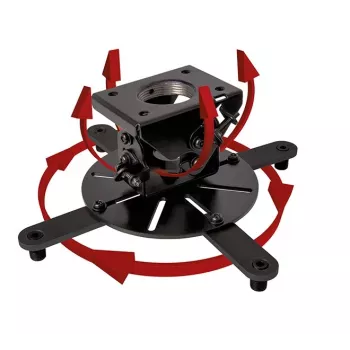Decken-Projektorhalterung B-TECH BT899-XL — Deckenhalterung, 25 kg Kapazität, schwarz