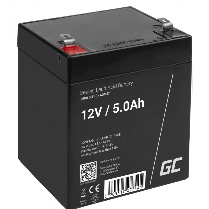 Grün Cell AGM27 USV-Batterie Blei-Säure (VRLA) 12 V 5 Ah