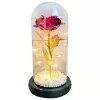Ewige Rose im Glas Extralink Home, rote LED leuchtend