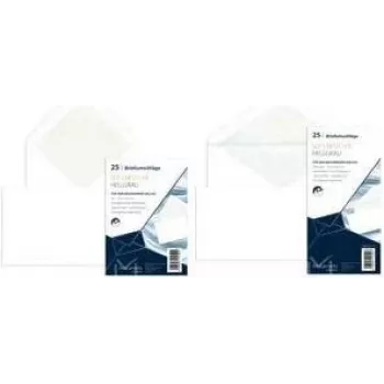 Umschlag MAILmedia 221500 DIN lang weiß 80 g/m², Seidenfutter, Nassklebung