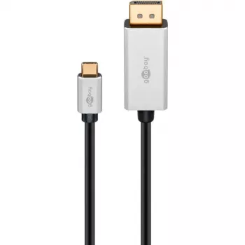 Goobay | USB-C auf DisplayPort Adapterkabel | 60176 | Typ-C | DisplayPort | USB-C auf DisplayPort | 2 m