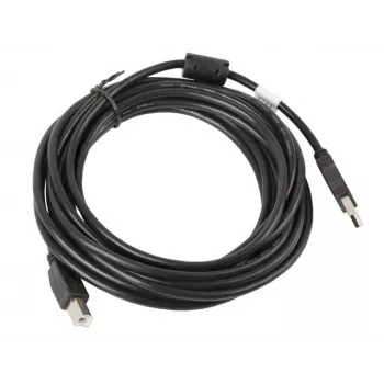 Lanberg CA-USBA-11CC-0050-BK USB-Kabel 5 m 2.0 USB B Schwarz (CA-USBA-11CC-0050-BK)