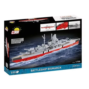 Bausatz Cobi Schlachtschiff Bismarck Modell, 590 Teile