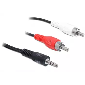 Audiokabel 3,5 mm/2 x Cinch DeLOCK 84212