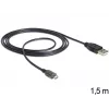 USB-Kabel DeLOCK USB 2.0-A - USB micro-B 1,5 m