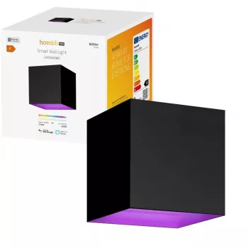 Hombli Smart Außenwandleuchte, schwarz