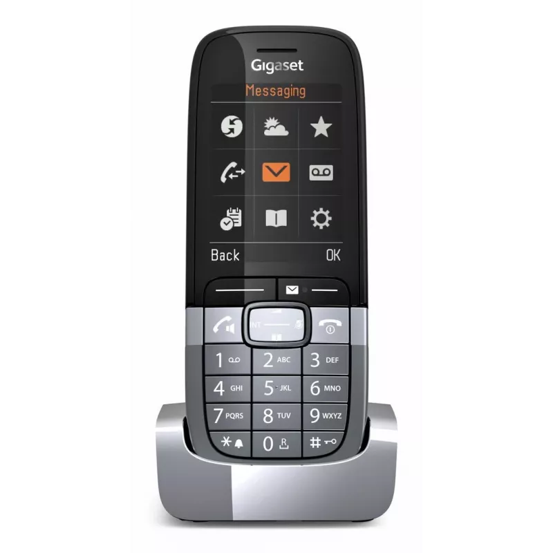 Gigaset SL850H Pro DECT-Telefon mit Anruferkennung Titan