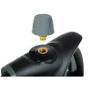 Tragbarer Dampfreiniger BLOW PURE STEAM — 1050 W, 0,35-Liter-Tank, 3,2 bar, max. 130°C, inklusive Boden- und Fensterdüsen