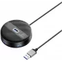 Renkforce RF-USBH-400 4 Port USB 3.0-Hub Schwarz matt (RF-6266640)