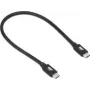 OWC Thunderbolt 5/TB4/USB-4/C-Kabel 0,3m schwarz - Kabel - Digital/Daten (OWCCBLTB5C0.3M)