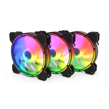 KRUX Lunar 120 ARGB 3er-Pack Gehäuselüfter