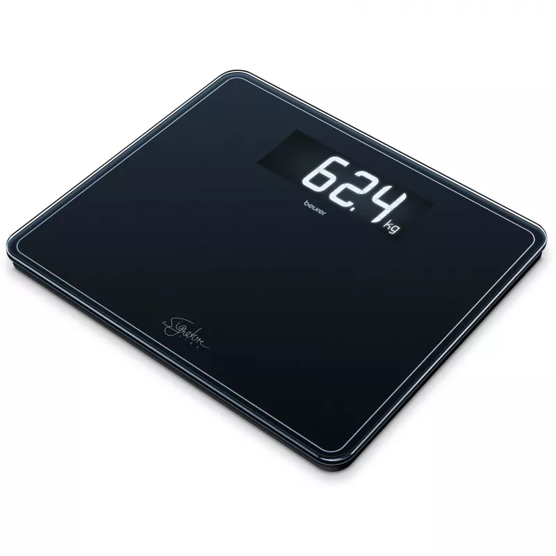 Personenwaage Beurer GS 410 Signature Line – schwarze Glasoberfläche, Modell 735.76