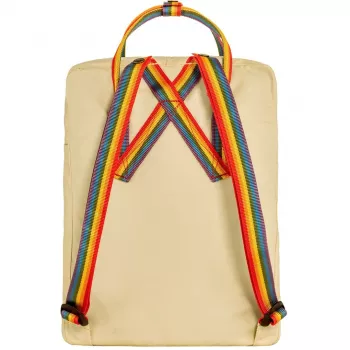 Fjällräven Kanken Rainbow Rucksack Freizeitrucksack Oak Vinylon