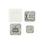 Synergy 21 S216357 - 2 x RJ-45 - 6a - Weiß - 50 mm - 50 mm - 5,6 cm