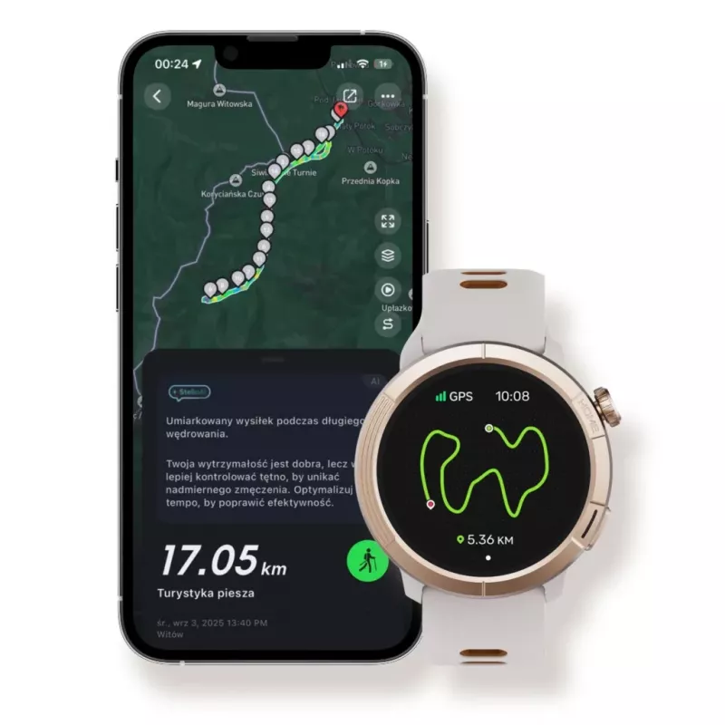 Smartwatch Stelio STSWA102GT Activ Pro GPS 46mm Gold Titan – GPS, 46-mm-Gehäuse, Titan-Finish