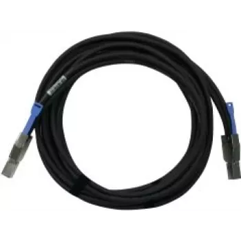 QNAP CAB-SAS30M-8644 Serial Attached SCSI (SAS)-Kabel 3 m Schwarz, Metallic