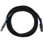 QNAP CAB-SAS30M-8644 Serial Attached SCSI (SAS)-Kabel 3 m Schwarz, Metallic