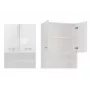 Topeshop POLA MINI DK Badezimmerschrank in Weiß Hochglanz Weiß