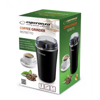 Kaffeemühle mit Schlagmesser ESPERANZA EKC008K — 160 W, 70 g Kapazität, schwarz