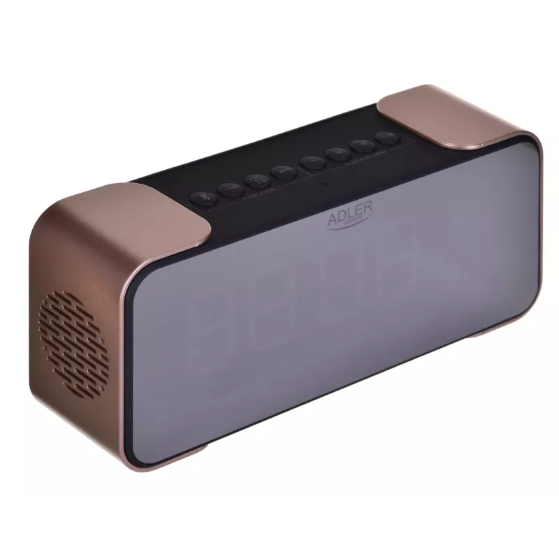 Digitaler Wecker Adler AD 1190CR — LED-Anzeige, UKW-Radio, Bluetooth, SD-Player, 2600-mAh-Akku