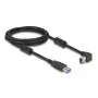DeLOCK USB-Kabel Typ-A-Stecker auf Typ-B-Stecker 90° links abgewinkelt 2 m