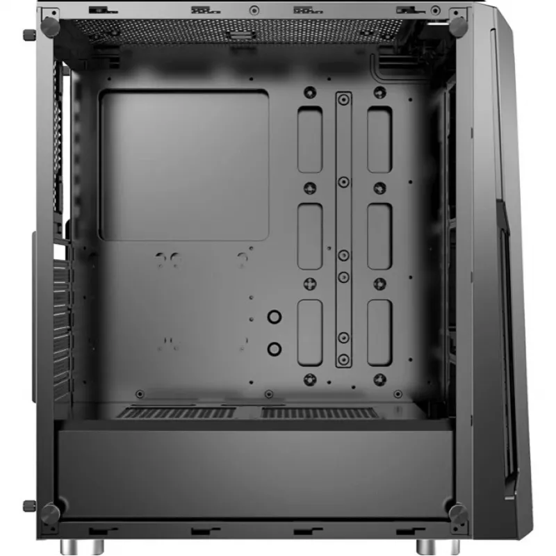 PC-Gehäuse Xilence Performance C XILENT BLADE X512.RGB Midi Tower Schwarz