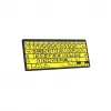 Logickeyboard LKB-LPBY-BTON-DE Tastatur Bluetooth QWERTZ Deutsch Schwarz - Gelb (LKB-LPBY-BTON-DE)