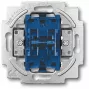 Schalter-Wippenabdeckung Busch-Jaeger 2000/6/6 US-101, metallicblau