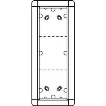 Schneider Electric Portrahmen AP, 3-fach, 133×326 mm, Modell 1883320