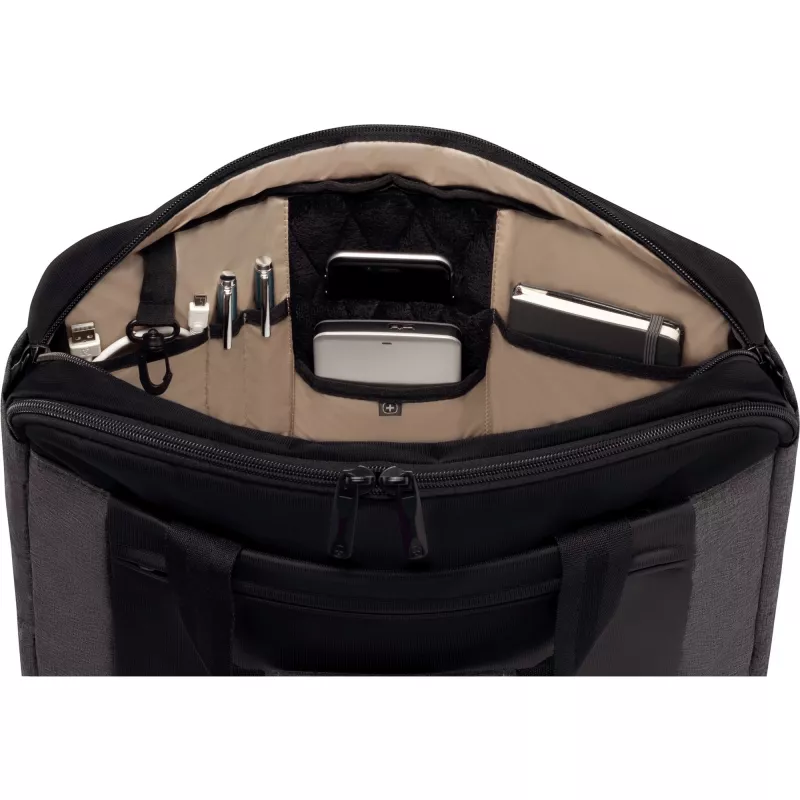 WENGER Underground Notebook-Tasche für 35,8 bis 39,6 cm 14,1 bis 15,6 Zoll Toploader Tablet Laptop schwarz