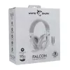 Kopfhörer White Shark WGH-2441 Falcon Weiß/Grau