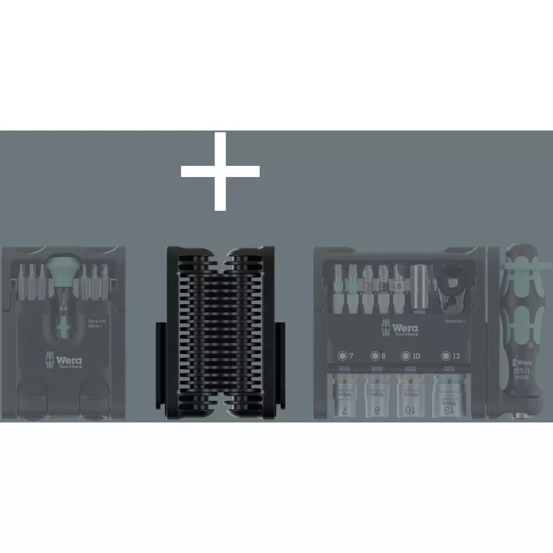 Schraubendreher-Bitsatz Wera Tool-Check Modular SB6 7,5×91,0×22,0, modulare Aufbewahrung und Bitauswahl