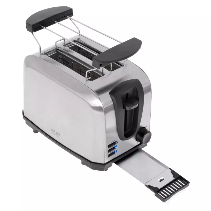 Toaster Adler AD 3222 2 Scheiben 1000 W Silber