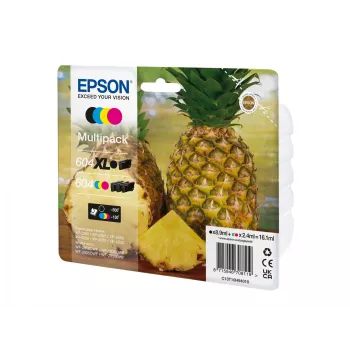 Epson 604XL Tintenpatrone 4 Stück Original Hohe (XL) Reichweite Schwarz, Cyan, Magenta, Gelb