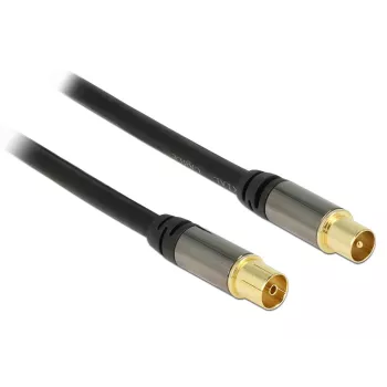 Koaxialkabel DeLOCK 88924 IEC RG-6/U 3 m Schwarz