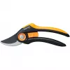Fiskars Plus P521 Astschere Bypass Schwarz, Orange
