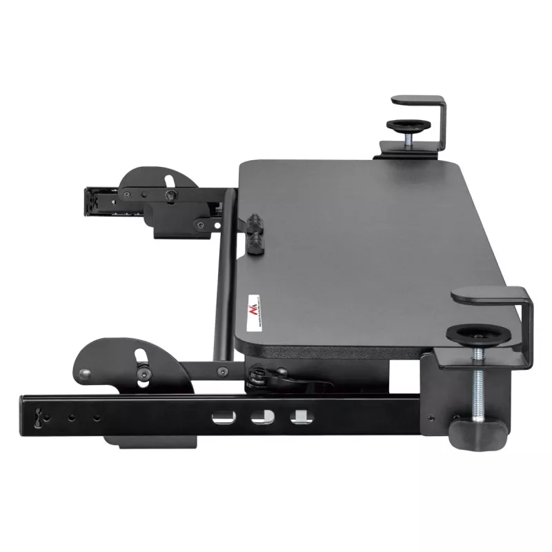 Maclean Untertisch-Tastaturhalterung, verstellbar, max. 5 kg, 67x24 cm, MC-462