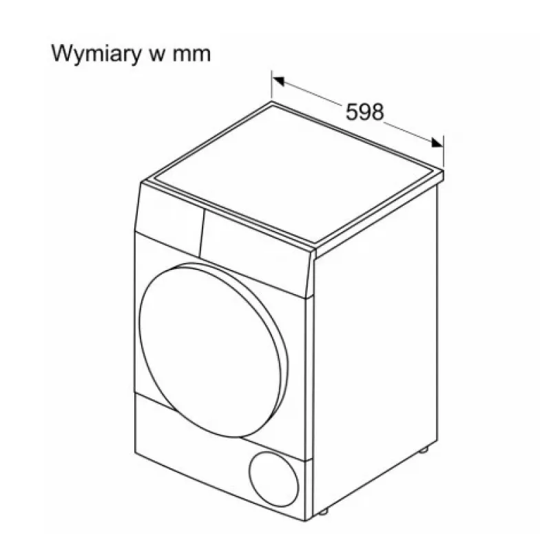 Wäschetrockner Bosch WTH86200PL 8 kg Kapazität Wärmepumpe