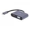 Cablexpert A-USB3C-HDMIVGA-01 USB-Grafikadapter Grau