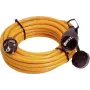 Stromkabel as-Schwabe 59105 Schwarz Orange 5 m