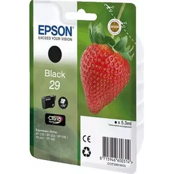 Epson Strawberry 29 K Tintenpatrone 1 Stück Original Standard-Reichweite Schwarz
