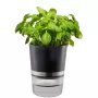 GEFU BOTANICO Kräutertopf freistehend Kunststoff, Edelstahl Schwarz