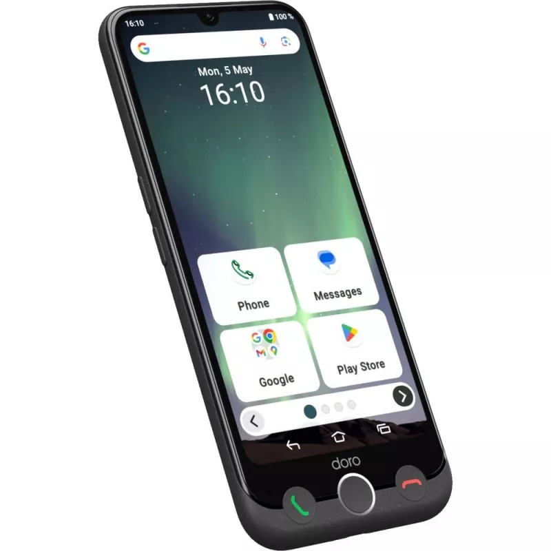 Smartphone Doro Aurora A30 6,1 Zoll 128 GB Schwarz