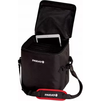 Messenger-Tasche Parat TB10 27,9 cm (11 Zoll) Schwarz Rot