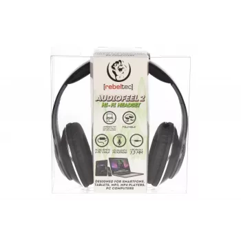 Stereo-Headset Rebeltec AUDIOFEEL2 Schwarz